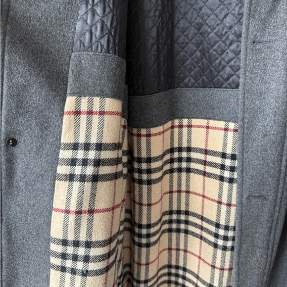 Burberry London men’s wool cashmere coat size 46 - Picture 5 of 7